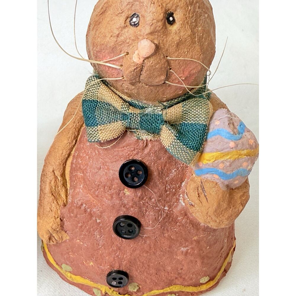 Paper Mache/ Resin Easter Rabbits Decor - Picture 5 of 7